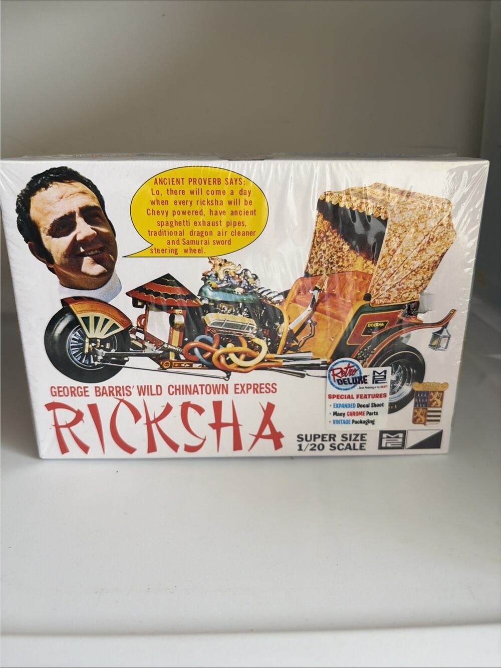 1/20 SCALE MPC GEORGE BARRIS' RICKSHA CHINATOWN EXPRESS MODEL KIT-SEALED
